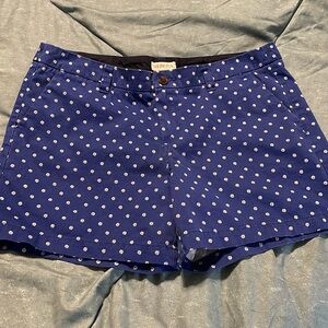 Merona Blue & White Shorts